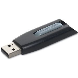 VERBATIM Store 'n' Go V3 USB I USB 3.2 Gen 1 I 32 GB I USB-stick met schuifmechanisme I USB-3 met SuperSpeed I extern geheugen voor laptop en andere I zwart