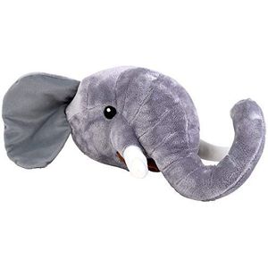 MGM - ACHOKA-olifant pluche dier om op te hangen, 209918-30 cm, grijs, wanddecoratie, kinderkamer, 6 maanden, 209918