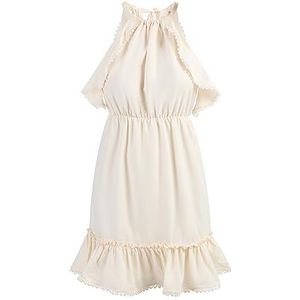 NALLY 19226456-NA02 Mini robe pour femme, crème, taille XL, Mini robe, XL