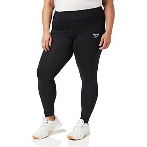 Reebok Leggings van geribbeld katoen – leggings – sport – dames, zwart.