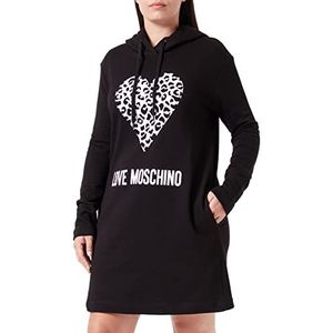 Love Moschino damesjurk, zwart, maat 42, zwart.