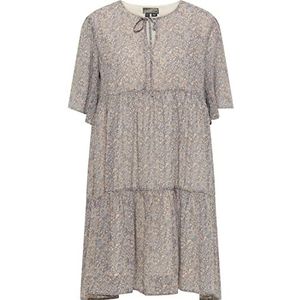 DreiMaster Robe vintage pour femme 37224075-DR05, beige bleu, taille XS, Robe, XS