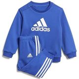 adidas Unisex baby trainingspak Badge of Sport French Terry Jogger, semi helder blauw/wit, 6-9 maanden