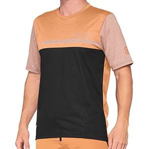 100% MTB WEAR AIRMATIC trui caramel/zwart tricot bont ESTANDAAR unisex volwassenen, Meerkleurig