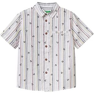 United Colors of Benetton Shirt 55y8gq00w jongenshemd (1 stuk), meerkleurig, 70 W
