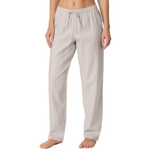 Schiesser Schiesser Webbroek voor dames, korte linnen, mix + ontspanning, pijamabroek voor dames, gebroken wit 182593