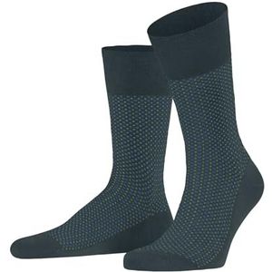 FALKE Uptown Tie herensokken, ademend, dun, versterkt, extra zacht, platte teennaad, fantasiepatroon, voor dagelijks gebruik en werk, 1 paar, Groen (moerbei 7448)