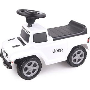 TURBO CHALLENGE - Jeep Gladiator Rubicon – Loopwagen – 119664 – vrije wielen – wit – 25 kg max – kunststof – batterijen niet inbegrepen – kinderspeelgoed – cadeau – vanaf 18 maanden
