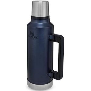 Stanley Classic Legendary Bottle 1,9 l/2,0QT Nightfall – roestvrij staal – BPA-vrij – houdt de temperatuur (warm/koud) gedurende 45 uur – waterdicht deksel dient als beker