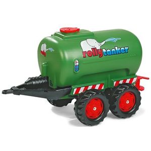 Rolly Toys RollyTanker 122653 Vat aanhanger (voor kinderen van 3 tot 10 jaar, tweeassige aanhanger, max. vulling 30 liter, uitloopkraan)