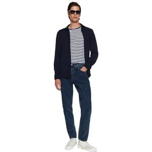 Trendyol Trendyol Rechte jeans voor heren, essentiële pasvorm, normale taille, herenjeans, Navy Blauw