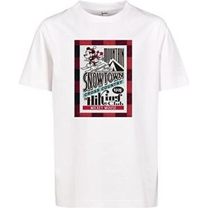 Mister Tee Kids Disney Snowtown T-shirt unisexe pour adulte, blanc, 110-116