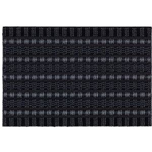 ASTRA Premium Poly Brush mat vloermat voor buiten, 50 x 80 cm, zwart / antraciet