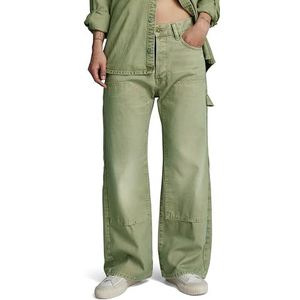 G-STAR RAW Bowey 3D Carpenter Jeans ample pour femme, Vert (Sun Faded Sage Gd D24354-d491-g552), 26W / 32L