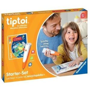 Ravensburger - tiptoi® - Starter Set - Lezer + boek 'L'encyclopedie des p'tits curieux' - Elektronisch educatief spel, zonder scherm - Vanaf 4 jaar - Franse versie - 00176