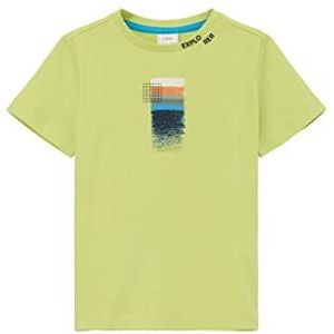 s.Oliver 2127477 T-shirt voor jongens, korte mouwen, groen, 92 cm-98 cm, groen, 92-98, Groen