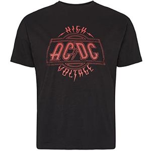 North 56-4/North 56Denim North 56Denim Ac/Dc Licens Tee T-shirt voor heren, zwart.