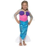 Folat -64081 zeemeermin jurk voor meisjes, maat 98-116, 64081, blauw