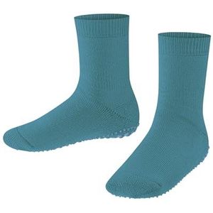 FALKE Catspads Paar uniseks slippers, met nubs-print op dikke, warme zool, platte teennaad, Blauw (Scuba Blue 6481)