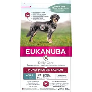 Eukanuba Daily Care Droogvoer voor volwassen honden, monoproteïne, zalm, 2,3 kg