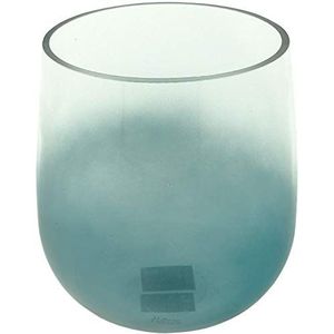 Yankee Candle Home Accenten kandelaar van glas, 15,9 cm, blauw