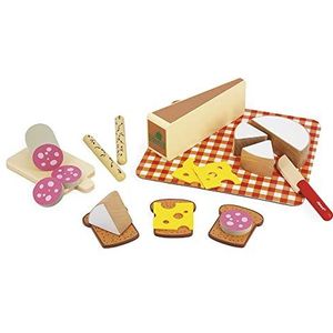 Janod - Mon First Apéro - aperitief dienblad - speelgoed voor keuken en dinette - 20 elementen van hout, karton en vilt - FSC-gecertificeerd - waterverf - vanaf 3 jaar, J06597