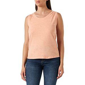 s.Oliver 2132158 mouwloos T-shirt voor dames, Oranje 21w9