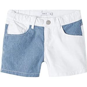 NAME IT Jeans Shorts voor meisjes, blauw, 158, Blauwe mix