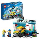 LEGO City Autowasserette Set met Speelgoed Auto - 60362