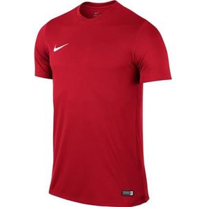 NIKE Ss Yth Park Vi Jsy T-shirt met korte mouwen voor jongens, Rood (University Red) / Wit