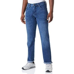Pierre Cardin Dijon jeans voor heren, Lichtblauwe versleten buffels