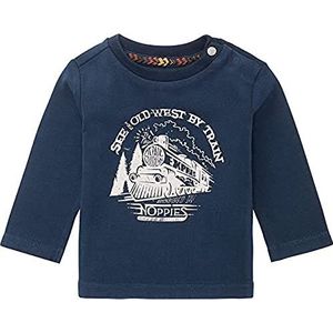 Noppies Baby T-shirt pour bébé garçon B Tee Ls Riga, Black Iris - P554, 50
