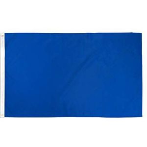 AZ FLAG Vlag racecommissaris, blauw, 90 x 60 cm – waarschuwingsvlag, 60 x 90 cm, polyester, licht