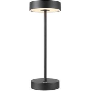 SLV Vinolina Tafellamp, accu, IP54, 2700/3000 K, touchscreen, zwart