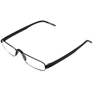 Rodenstock ProRead R2180 Leesbril, uniseks leesbril, leeshulp bij verziendheid, bril met licht roestvrij stalen frame (+1 / +1,5 / +2 / +2,5), zilver.