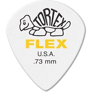 Dunlop 466P073 plectrums Tortex Flex Jazz III XL, 0,73 mm, 12 stuks