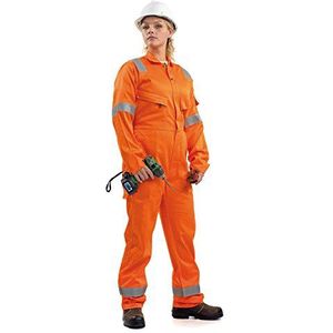 Wurzeln Original Ro13090 °F vlam buster Nordic dames werkbroek - 16/18, oranje