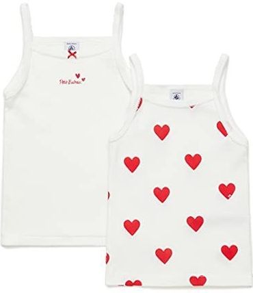 Petit Bateau A00fq Hemden met bandjes voor meisjes (2 stuks), Variant 1