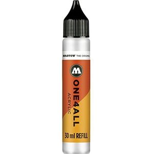 Molotow Refill One4All navulverpakking voor permanente marker 30 ml Signal White