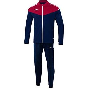 Jako Champ 2.0 heren trainingspak polyester navy donkerblauw lichtblauw XXL M9120, marineblauw/chili-rood