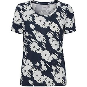 ICHI T-shirt voor dames, 201163/Total Eclipse Flower Print