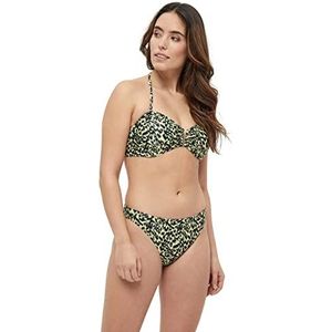 Minus Cilia Dames Bikini Top Leeuw Geel M, Gele leeuw print