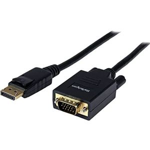 1,8 m DisplayPort naar VGA-kabel 1920 x 1200 kabel / kabel adapter video actieve DisplayPort + +/1.2 (DP) stekker naar VGA-laptop stekker op videoprojector (DP2VGAMM6)