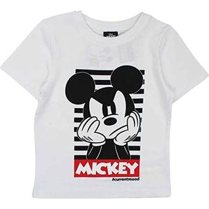 Disney T-shirt voor kinderen, wit, 24 maanden, Wit.