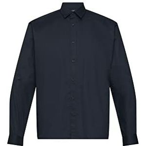 ESPRIT Collection Geweven Slim Fit T-shirt, 001/zwart