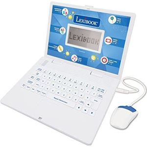 Lexibook Power Kid leercomputer - tweetalige educatieve laptop - 124 activiteiten Duits/Engels