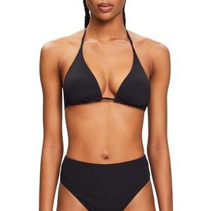 ESPRIT Bondi Beach Ssn N Pad. Driehoekige bikinitop voor dames, zwart.