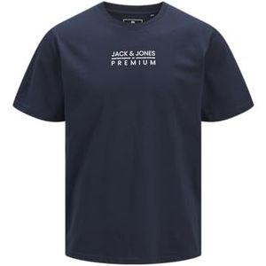 JACK & JONES Jprbluatlas Ss Tee Jprbluatlas Ss T-shirt voor heren (1 stuk), marineblauw blazer, XS