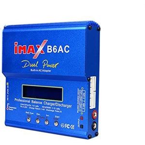 IMAX B6AC 80W 220/12V multifunctionele oplader voor NiMH NiCd Li-Po Li-Fe Digitale LCD-batterij