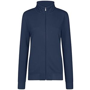 HRM Premium dames sweatjack Fair Trade 360 g/m², 70% katoen en 30% gerecycled polyester, Navy Blauw